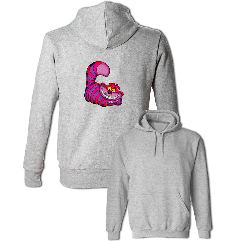 

Princess Snow White Rose Cute Alice In Wonderland and Cheshire Cat Womens Graphic Hoodie Sweatshirt Strings Hooded Pullover