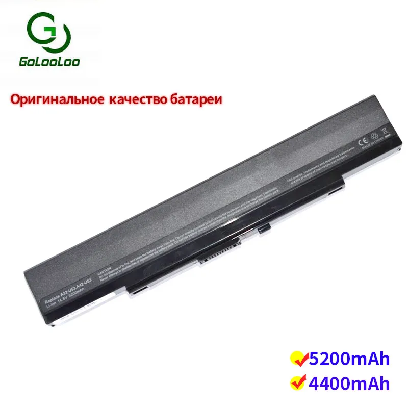 Golooloo 8 ячеек батареи ноутбука A31 U53 A32 A41 A42 для Asus U52F BBL5 U52J U52JC U53F U53J U53JC