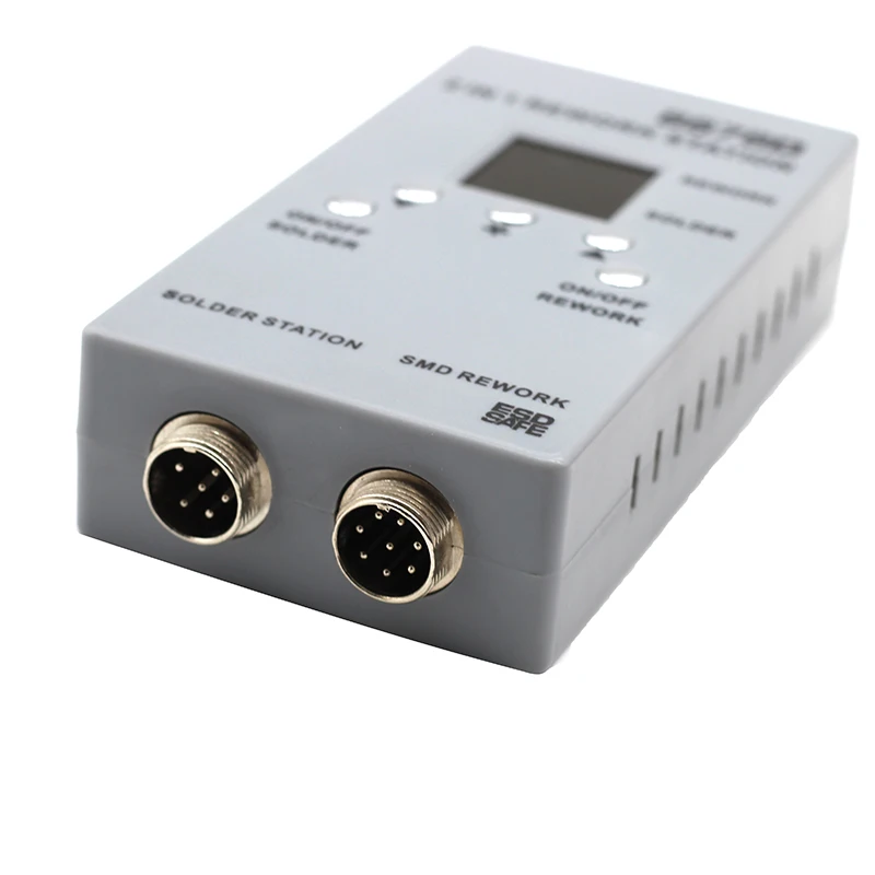 2 в 1 портативная SMD паяльная станция 8878D 700 Вт 220 В фена + паяльник лучше чем 8586 8586D 8858