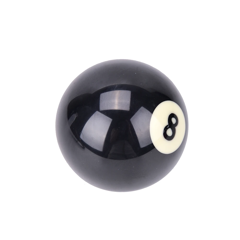 Шары для бильярдного бассейна №8, сменные шары для бильярдного бассейна, стандартные, два размера 52,5/57,2 мм, черные, 8 шаров