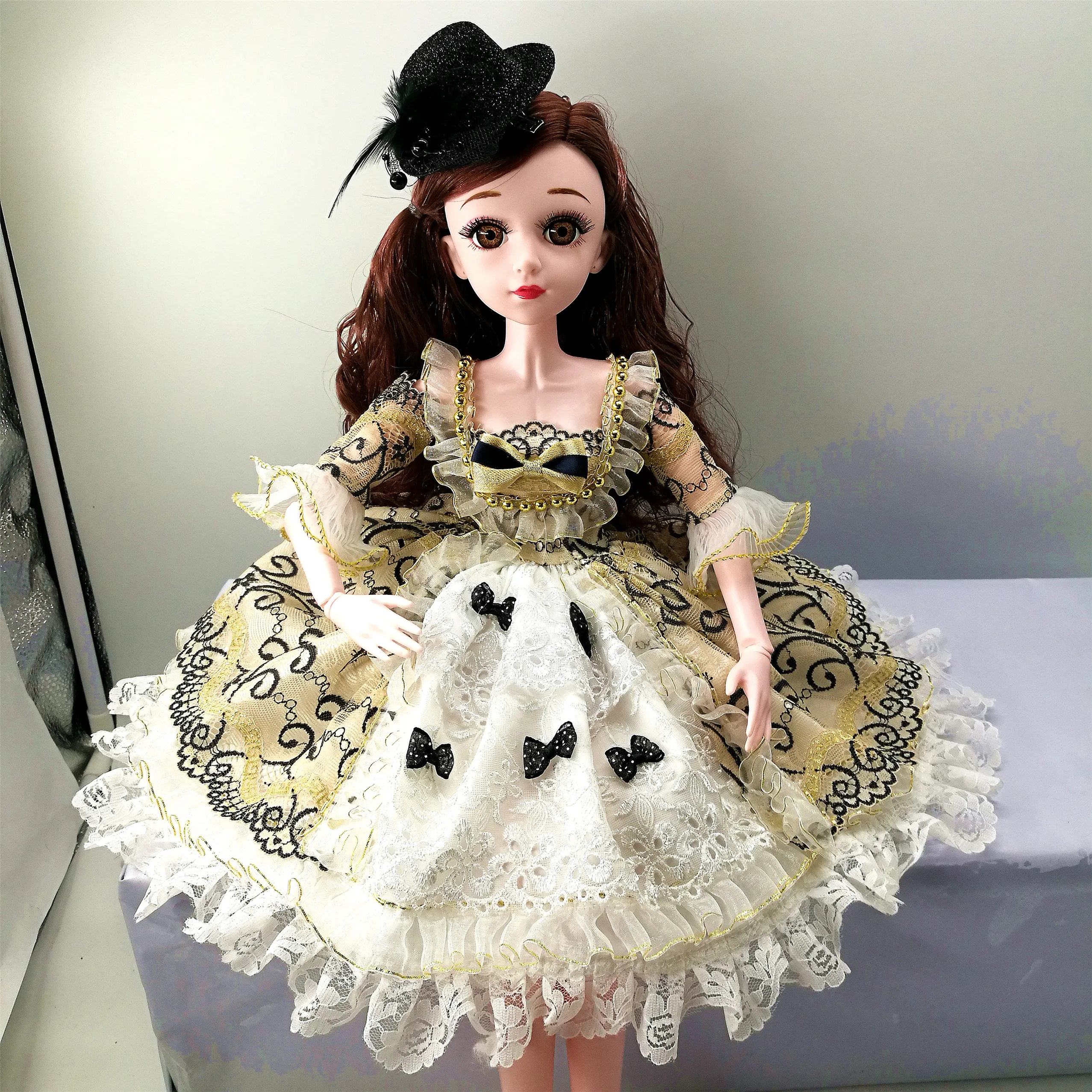 BJD кукла 1/3 60 см кукла с BJD одежда парики обувь макияж девушка подарок игрушки ручной работы силиконовая кукла реборн модная игрушка для детей