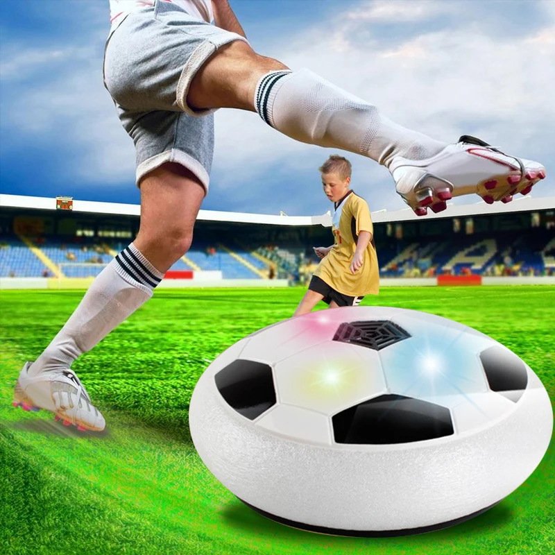 

LED flashing Light Electric soccer ball Suspended Lighting Air Cushion Football Indoor traning Sports Toys Kids drop shipping