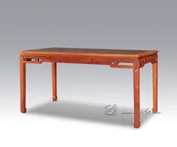 Дин номер стол палисандр 6 мест длинный прямоугольник Borad Гостиная Redwood стол китайский классический античный аннато мебель дерево