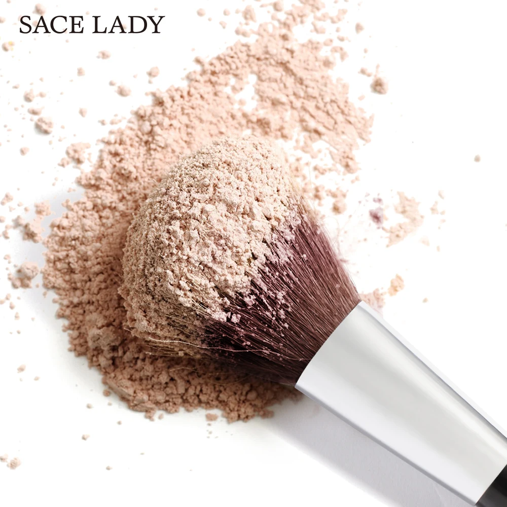 SACE LADY Профессиональная Кисть для макияжа бронзовая пудра кисть контура лица