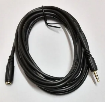 

5pcs/lot free shipping High quality 3.5mm Male to Female Stereo Audio Extension Cable 3m