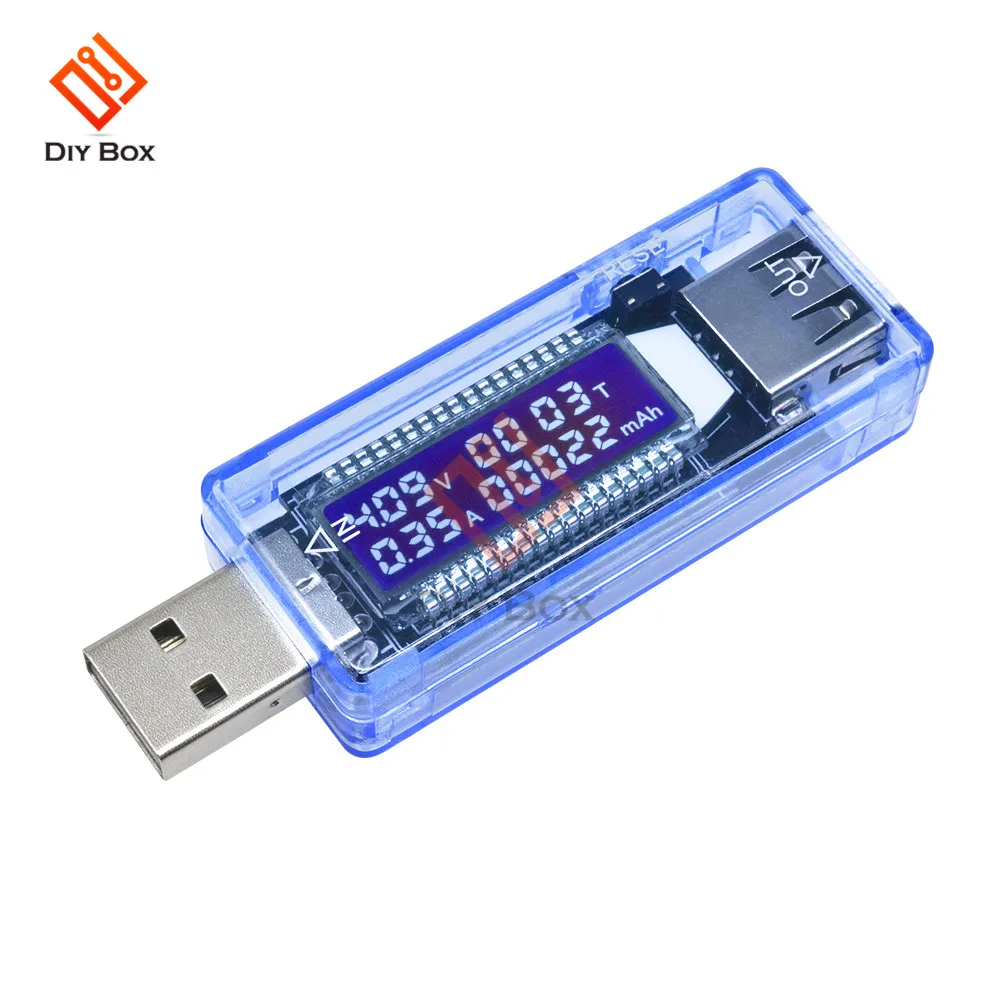 USB тестер, измеритель напряжения тока, измеритель емкости, USB вольтметр, цифровой дисплей, зарядное устройство, измеритель емкости, power Bank