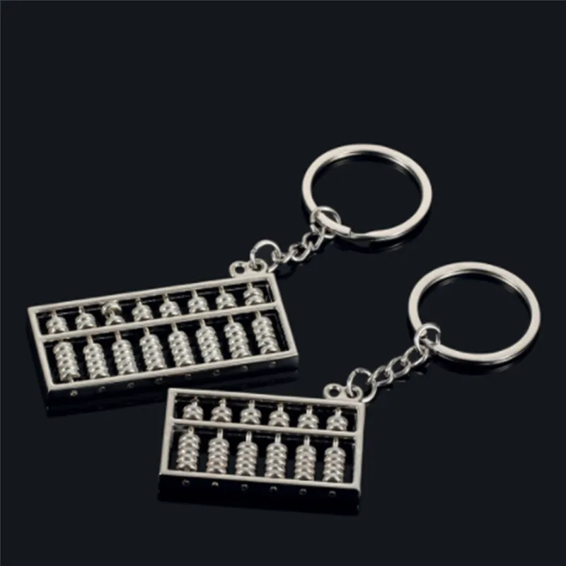 

Abacus Keychain Chinese Ancient Classic Style Key Chain New Design Calculator Accounting Special Purpose Tool 8/6 Rows