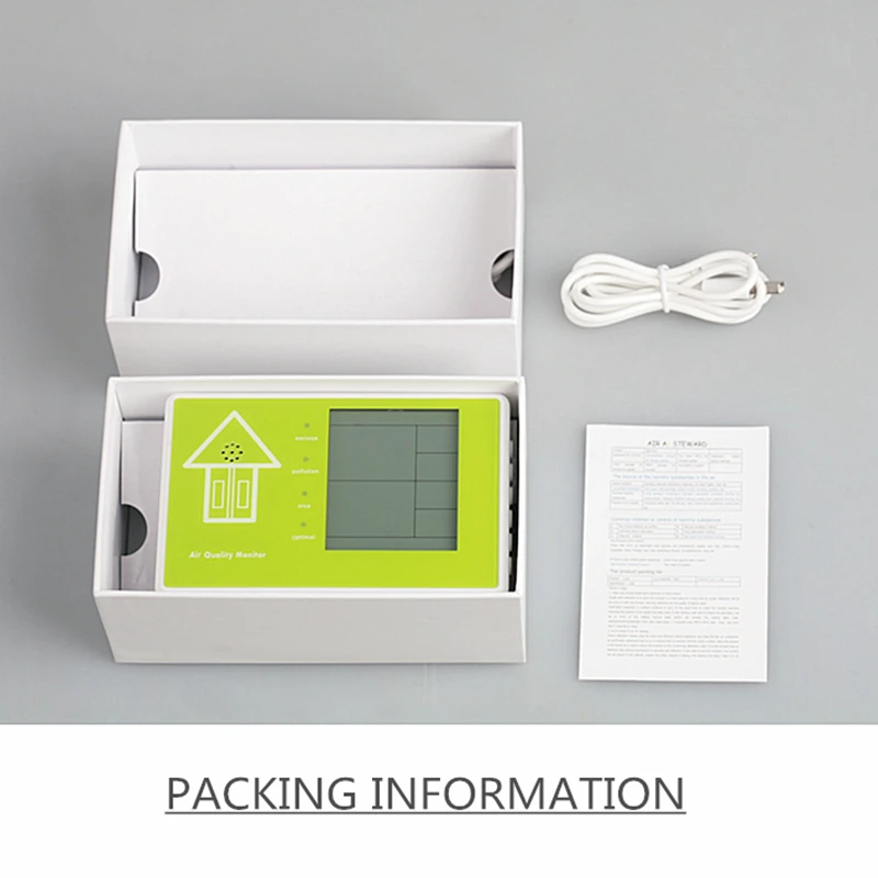 Free shipping personal home us detector dust air quality monitoring