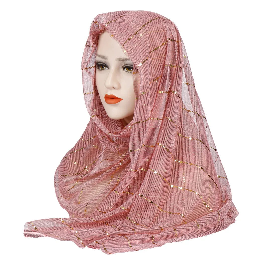 

Shawl Scarves Women Hijabs Solid Creased Wrinkle Scarf Cotton and Linen Muslim Headscarf Lady Turban designer scarf women luxury