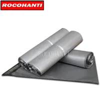 Пользовательские печатные 100x серебро Цвет поли Mailer конверты сумки с самоклеющиеся, водонепроницаемый и прочная почтовые пакеты