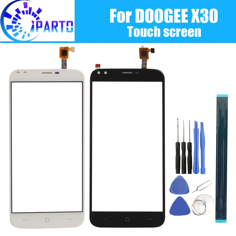 5 дюймов стекло для сенсорного экрана Doogee X30 100% гарантия оригинальный дигитайзер