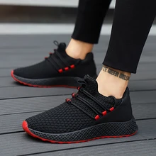 Male Breathable Comfortable Casual Shoes Fashion font b Men b font Canvas Shoes Lace up Wear