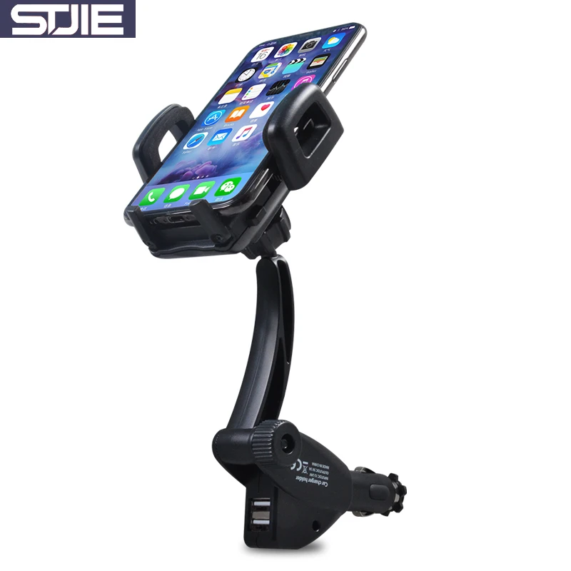 STJIE 5V 3A Universal Mobile Phone Stand Charger Flexible Car Phone