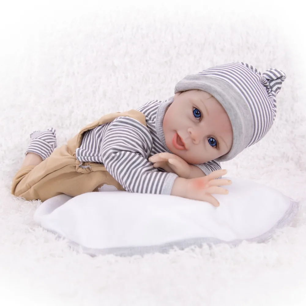 55 см Силиконовые Reborn Baby Doll материал Мягкая Реалистичная силиконовая кукла-младенец куклы реалистичные ткани тела Bonecas девочек игрушки для детей подарок на день рождения