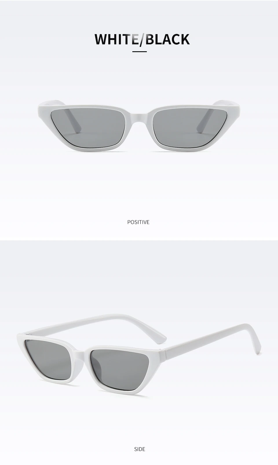 Винтажные женские солнцезащитные очки "кошачий глаз", обтягивающие, модные, Ретро стиль, маленькие женские солнцезащитные очки, UV400, женские очки, аксессуары
