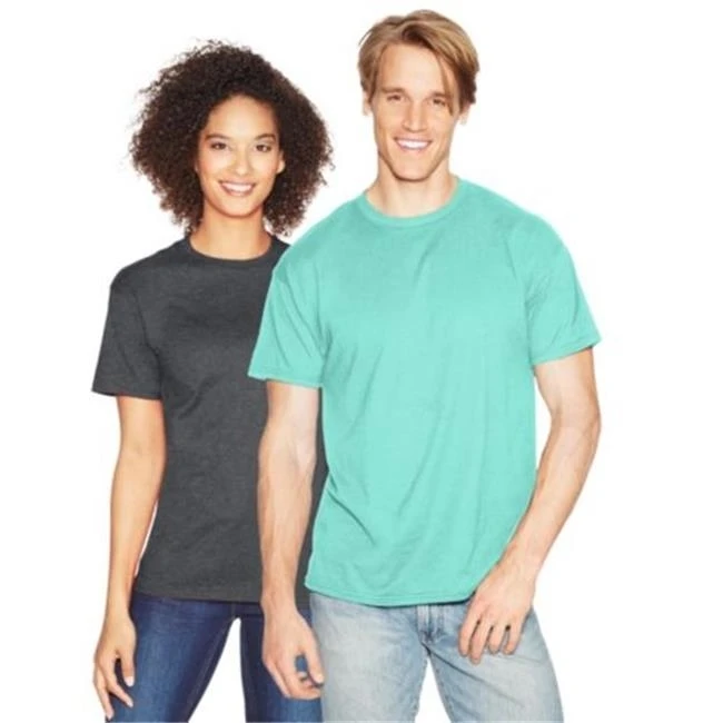 Hanes 78715954253 4200 Adult X Temp Unisex Performance T Shirt Green - Large
