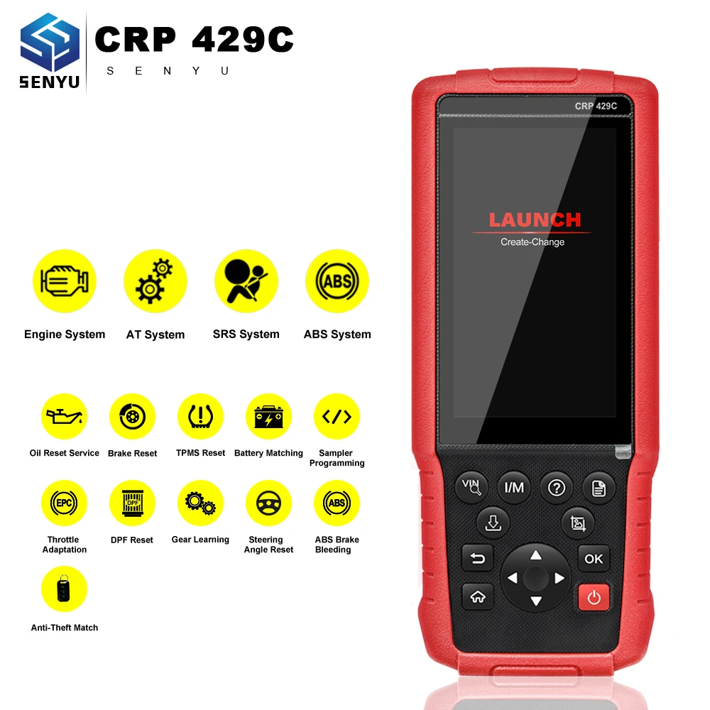 

Launch X431 Pro CRP429C OBD OBD2 Scanner Diagnostics Auto Car Automotivo Diagnostic tool CRP423 Engine/ABS/Airbag/AT PK CRP129