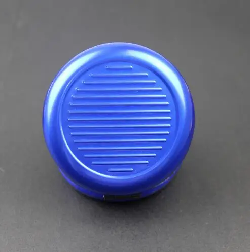 HNXZXB монета Органайзер с круглой чехол с отделением для карт из разноцветной Алюминий евро монетница используется в качестве косметического зеркала - Цвет: Синий