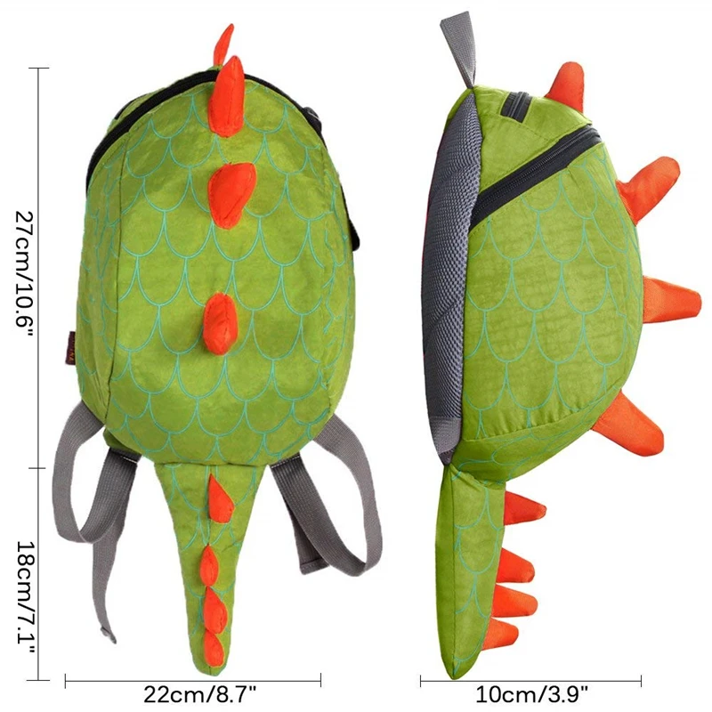 Динозавр анти потерянный рюкзак для детей Детский рюкзак aminals сумки для детского сада, школы для 1-5 лет