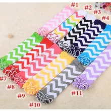 Детские рюшами шеврон в Горошек Гетры 21 стилей детские зигзаг Леггинсы Лето Осень наколенники