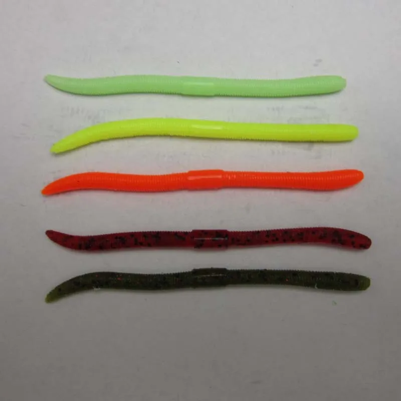 

BassLegend- Fishing Soft Worm For Bass Perch Vertical 96mm/2.1g Hight Density Body 12 pcs