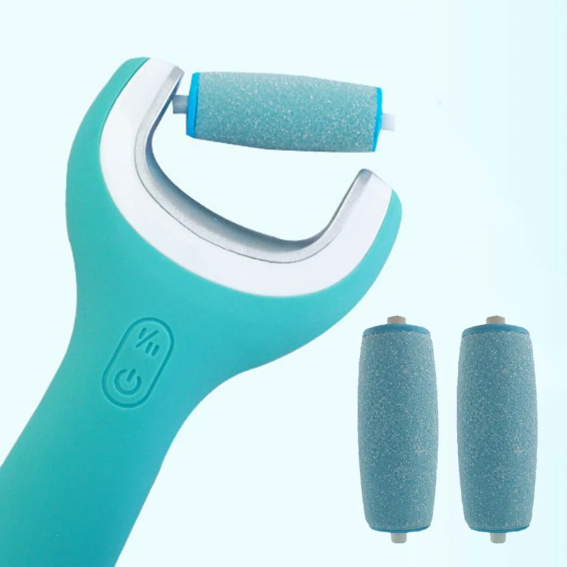 

2 Pcs Electric Foot Grinder Replaceable Head Foot Grinding Machine Replace Blue Heads Pedicure Tool Without Retail Package