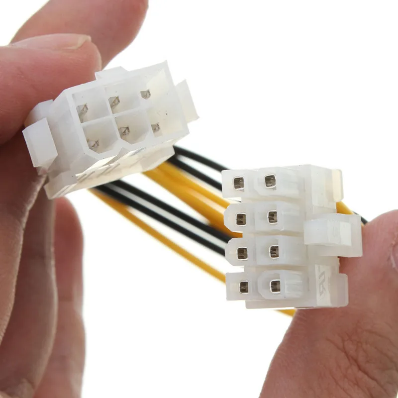 Кабель питания PCIe с 6 контактами на 8 штырьков PCI Express кабель преобразователя для