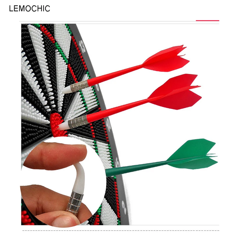 

LEMOCHIC Darts Boards High-grade Double-sided Flocking Dartboard For Dart Game safe Darts Free shipping