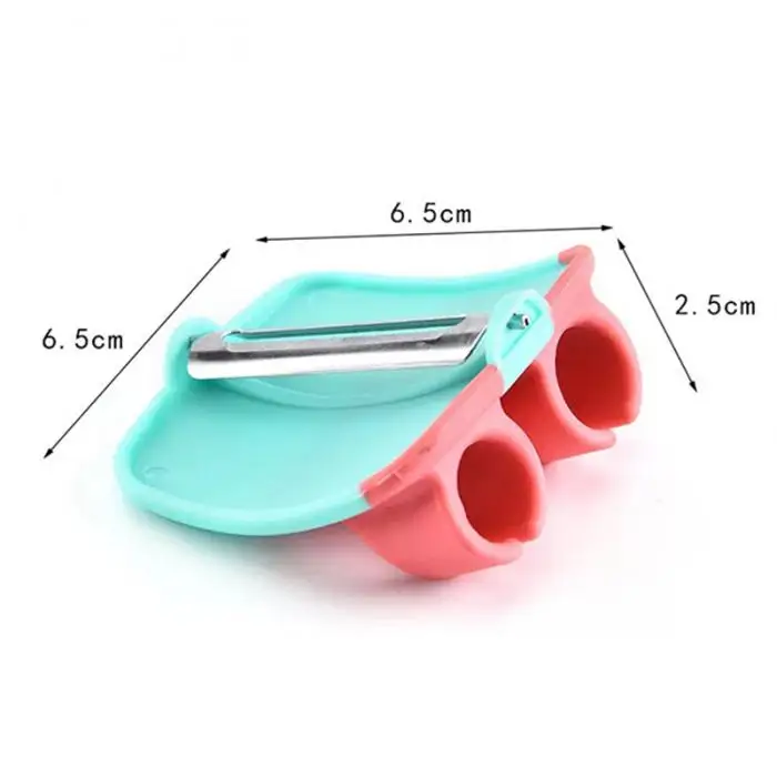 Convenient 1/5PCS Vegetable Peeler Hand Fruit Peeler with Ergonomic Finger Grips for Potato Carrot Cucumber FPing
