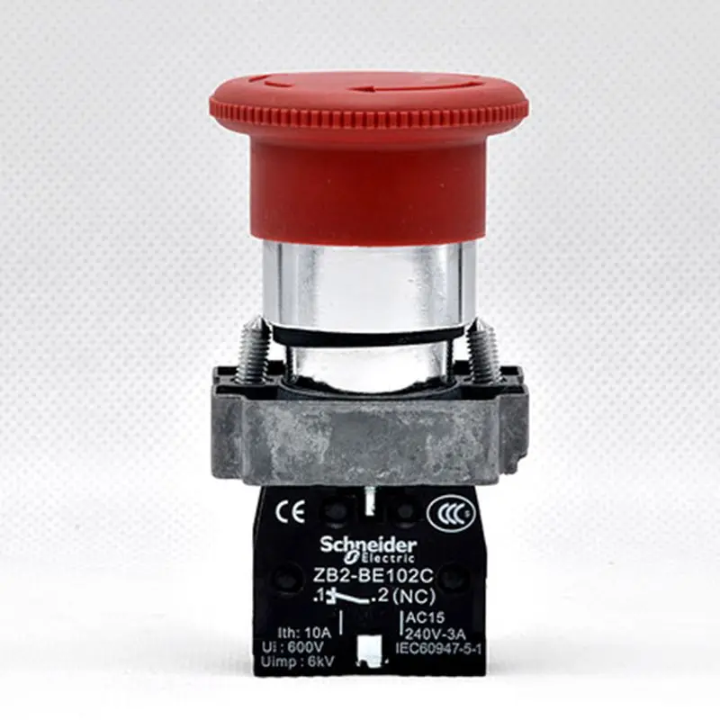 Buy XB2 BS542C Mushroom Head Self locking Push Button