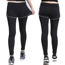 Длинные спортивные брюки для женщин s 2 в 1 утягивающие треники Бодибилдинг леггинсы колготки женские брюки для тренировок беговые штаны для йоги