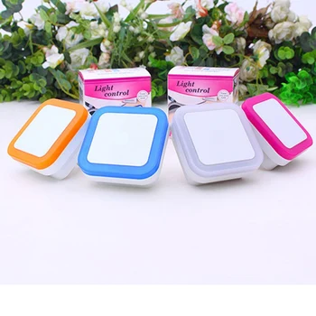 

2018 Newest LED night light with sensor lamp toilet light control US EU plug wall lights bulb Backlight