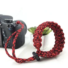 Digital Camera Wrist Hand Strap Grip Outdoor Survival Paracord Bracelet for Nikon Canon Sony Pentax Minolta Panasonic SLR DSLR цена Digital Camera Wrist Hand Strap Grip Outdoor Survival Paracord Bracelet for Nikon Canon Sony Pentax Minolta Panasonic SLR DSLR цены онлайн