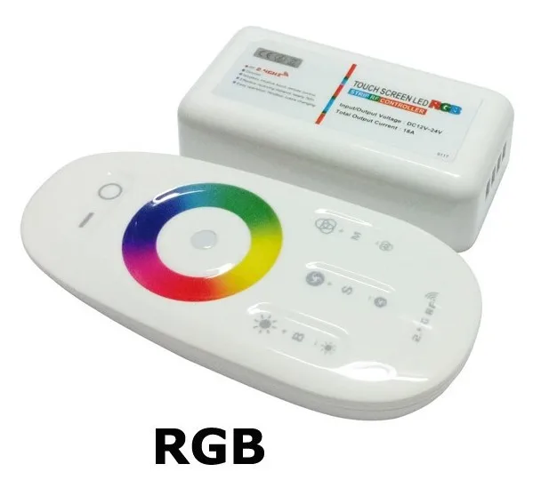 Бесплатная доставка 2,4G RF RGB LED Программируемый контроллер с сенсорной панелью для светодиодный полосы света