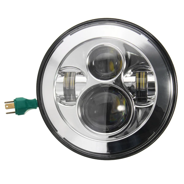 

1 PCS 7 Inch Chrome C~REE LED Projector Daymaker Hi/Lo Beam 40w Headlight for Harley Daviddson Motorcycle