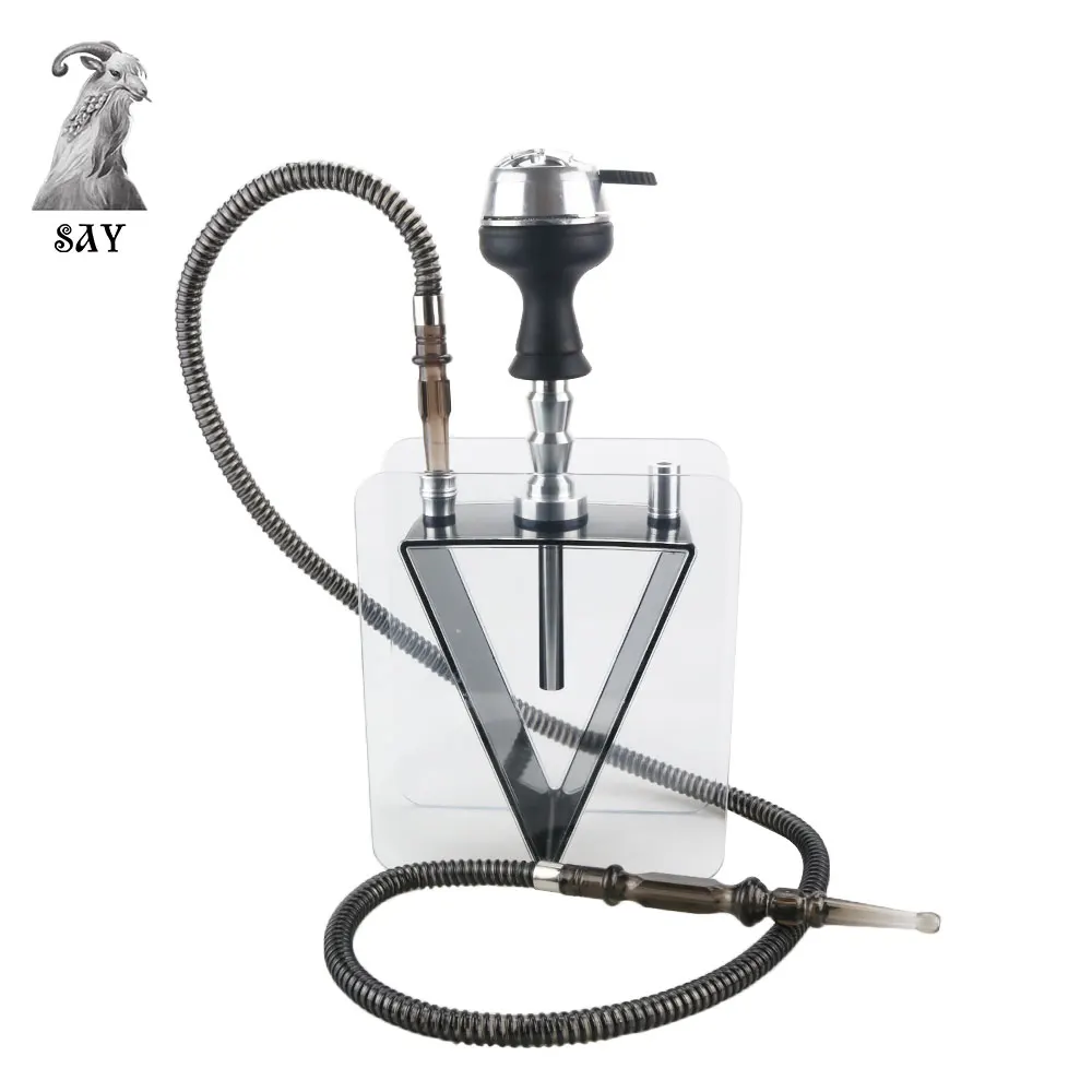SY New Design High quality Acrylic Hookah Set Narghile Shisha with