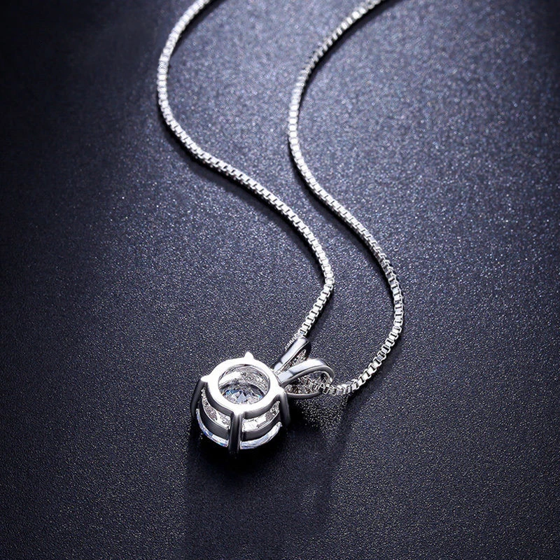 Crystal Pendant Choker Necklace Shellhard Round Diamond Statement Necklaces For Women Trendy Neck Accessories Fashion Jewellery