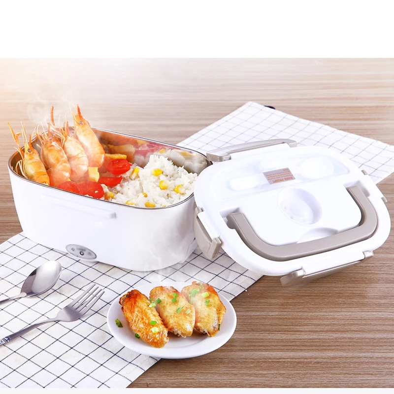 12V 24V 220V Нержавеющая сталь Электрический Bento Коробки для обедов Weated теплый