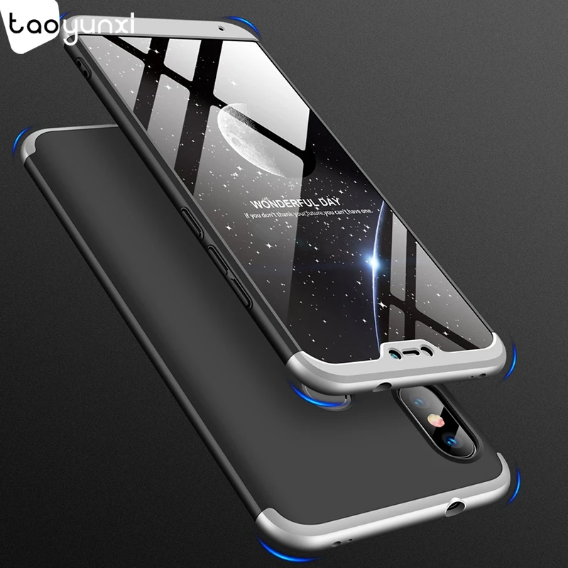 

360 Full Cover Cases For Xiaomi Redmi 6 Pro Redmi6 Pro Covers For Xiaomi Mi A2 Lite 5.84 inch Hard Shells Plastic Housing Skins