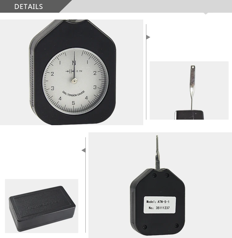 5N датчик контроля натяжения с циферблатом tensionmeter одиночный указатель(ATN-5-1) tensiometro