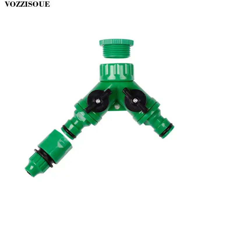 8/12 мм садовый шланг соединитель шланг тройник соединитель трубы быстрое соединение делитель воды капельные ирригационные Компоненты Фитинги - Цвет: 04