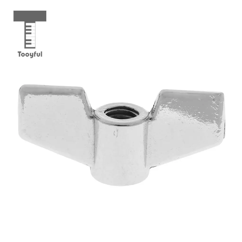 

Tooyful Zinc Alloy Quick Release Cymbal Stand Wing Nut Drum Cymbal Accessory