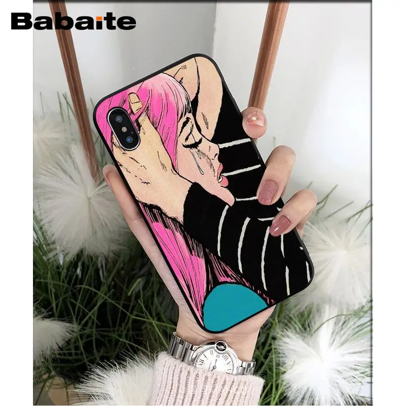 Crying Comic Girl Painting Pop Art sad