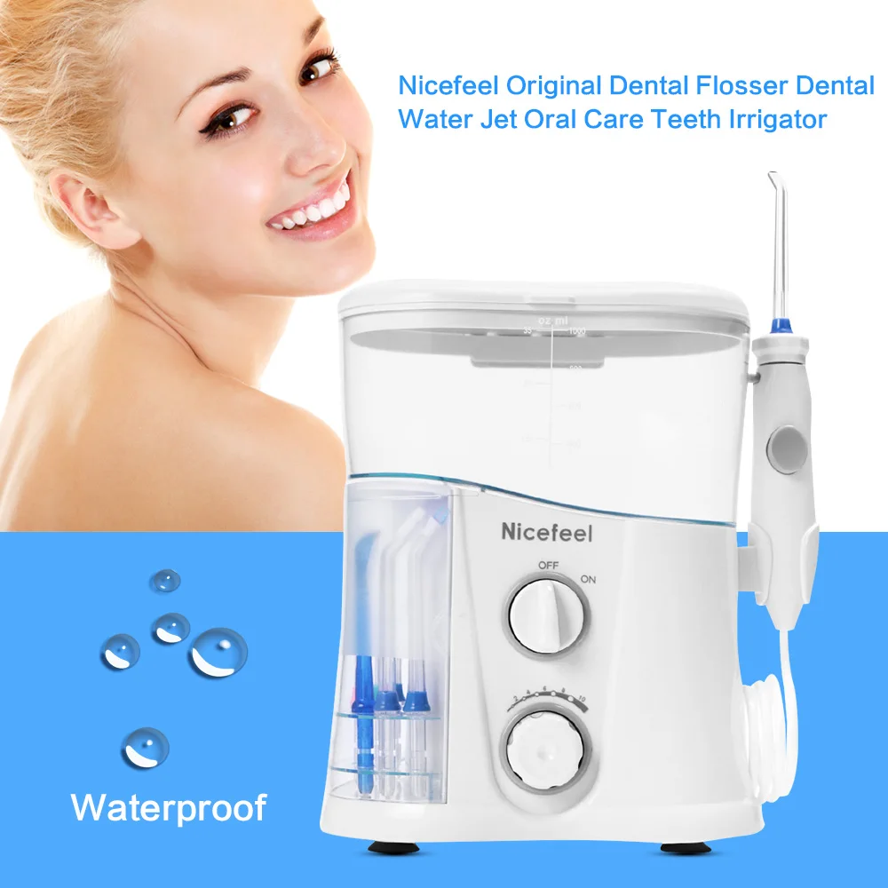 

Nicefeel Original Dental Flosser Dental Water Jet Oral Care Teeth Irrigator 1000ml Oral Hygiene Flossing Set Oral Teeth Cleaner