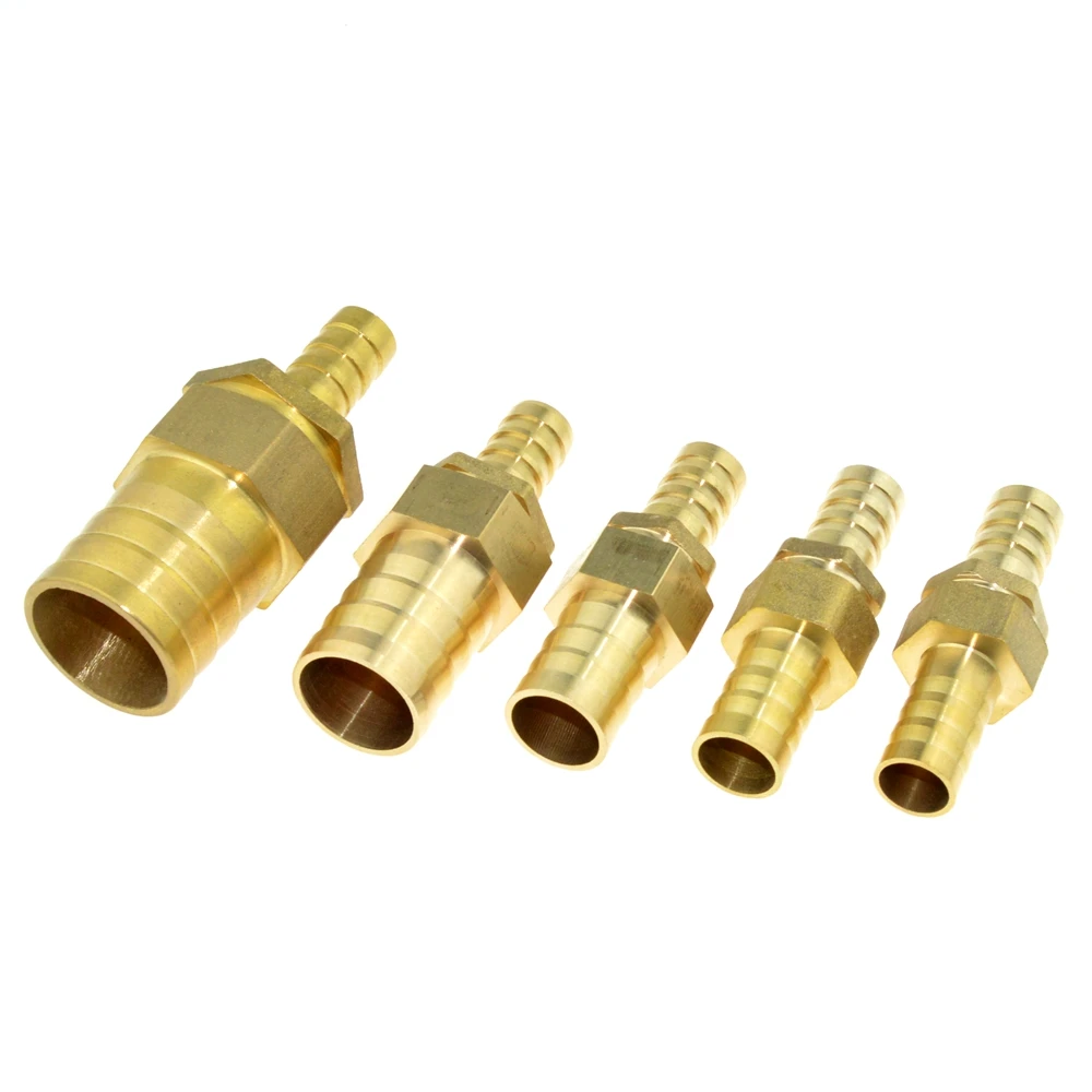 Conkergo Brass Barbed Reducing Bushing Female Thread Pipe Fitting Connector Adapter 14-16mm