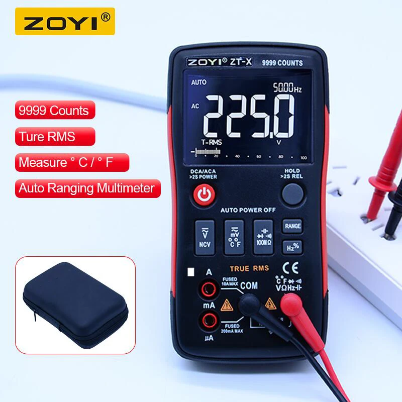 ZOYI ZT X Digital Multimeter ac dc voltmeter true rms auto range ...