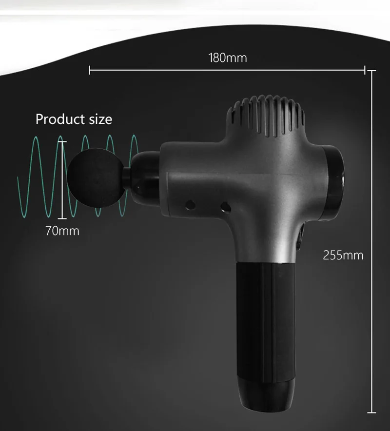 Профессиональные Вибрационный Theragun для глубокой терапии тела/массаж мышц пистолет/расслабляющий тело для пистолета облегчение боли