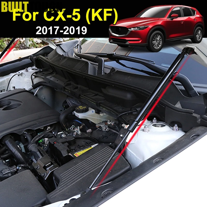 

For Mazda CX-5 CX5 KF 2017 2018 2019 Front Bonnet Hood Lift Support Engine Cover Hydraulic Gas Spring Strut Rod Car Accessories