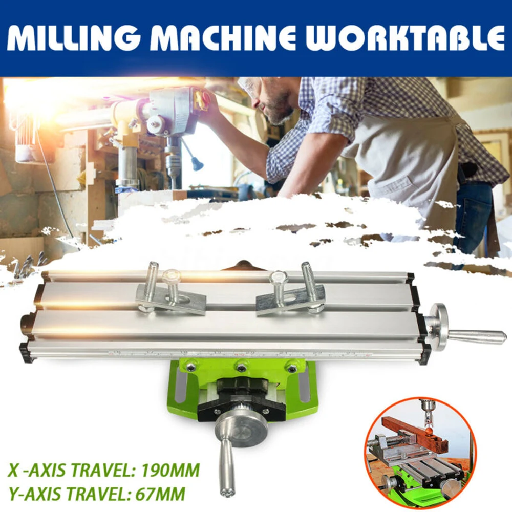 Mini Precision Milling Machine Vise Multifunctional Table Assisted Bench Borings