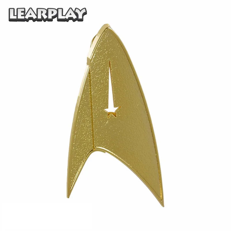 

Star Trek Discovery Badge Starfleet Command Brooches Pin Costume Accessories Golden Brooches Props Gift